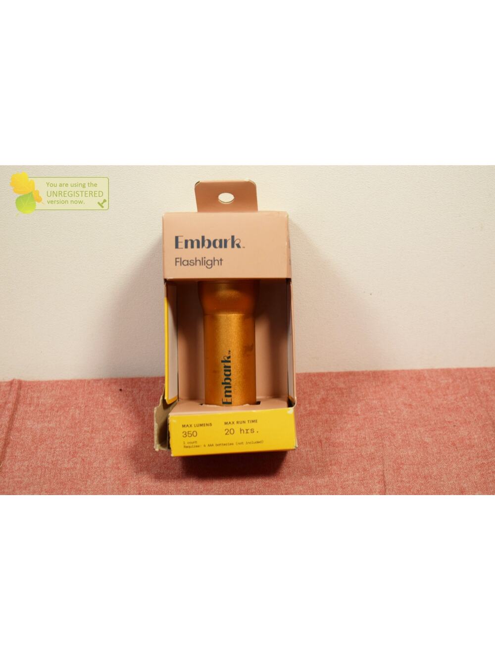 Embark LED Flashlight Orange